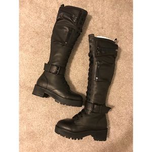 obsidian combat boots